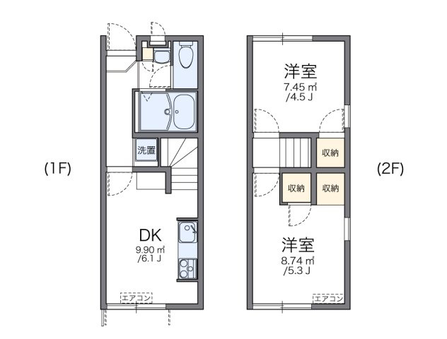 レオパレスＴＯＲＲＡＮＣＥの間取り