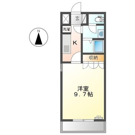 ブライトＢの間取り|間取図