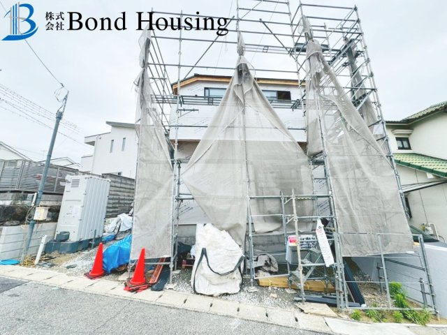 LDK広々と19帖超え　長期優良住宅　西区今寺　新築戸建の外観