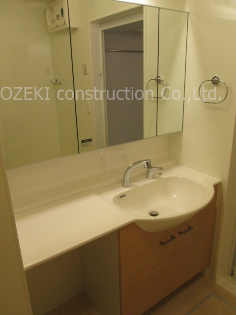 パーチェの洗面所