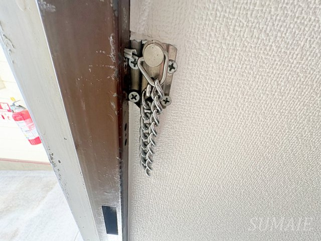ハイツ中条のセキュリティ|ドアチェーンがあります