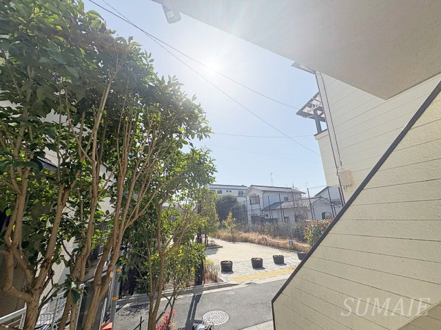 ハイツ中条の展望|バルコニーからの景色です