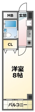 フロイデ里中の間取り