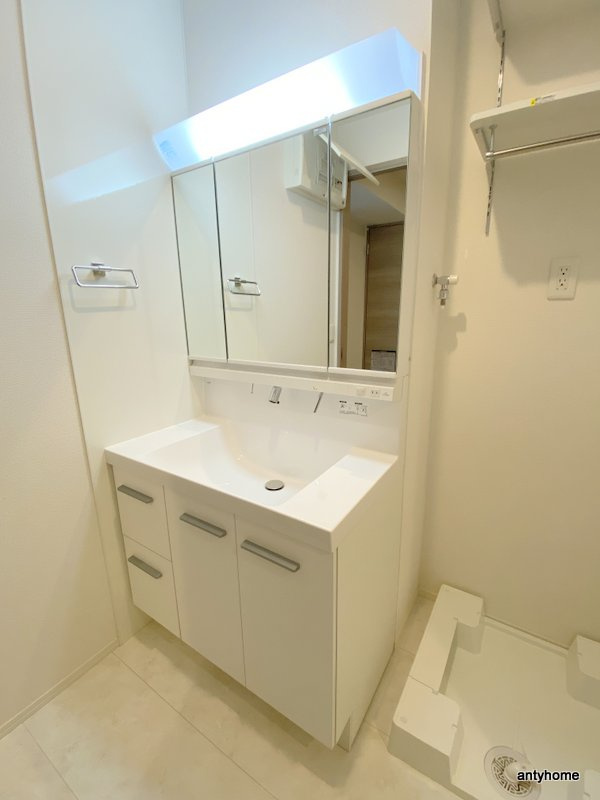 グランドール垂水の洗面所