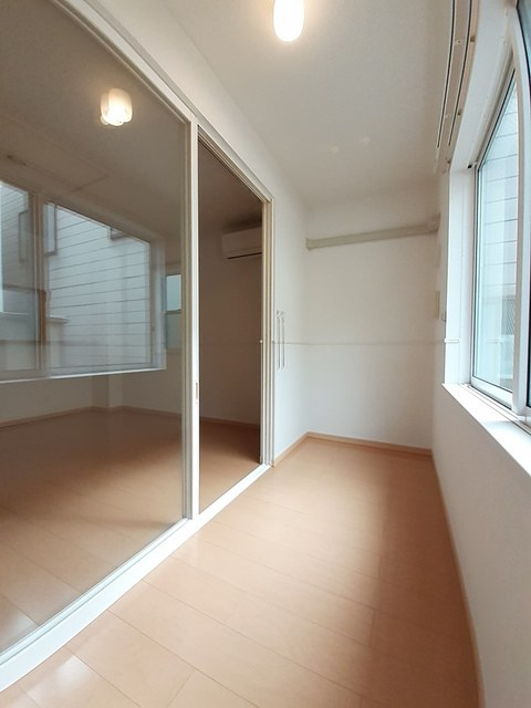 ベルアルモニーＢのバルコニー