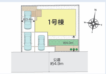 【区画図】 | 綾瀬市綾西1丁目　新築戸建て　全１棟【仲介手数料無料】 | 【仲介手数料無料でご紹介可能です】大樹不動産