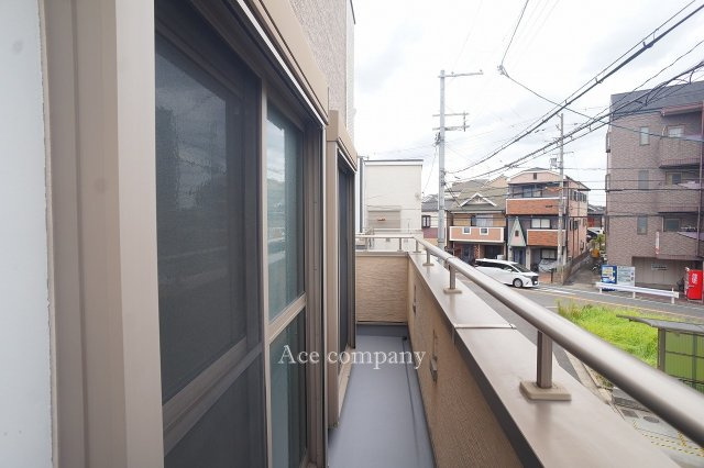 【バルコニー】 | 東大阪市古箕輪1丁目 | 北側のバルコニーです☆