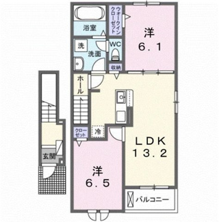 【間取り】 | けやきレジデンスα