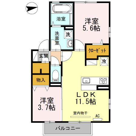 シュトラールの間取り