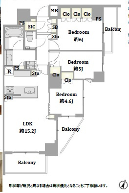 【間取り】 | ブランズ東品川