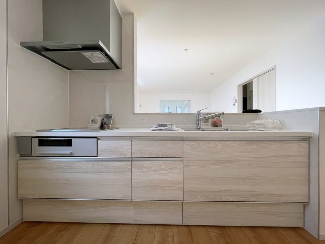 新築戸建　白河市久田野23-P1　イロドリライト　全6棟のキッチン