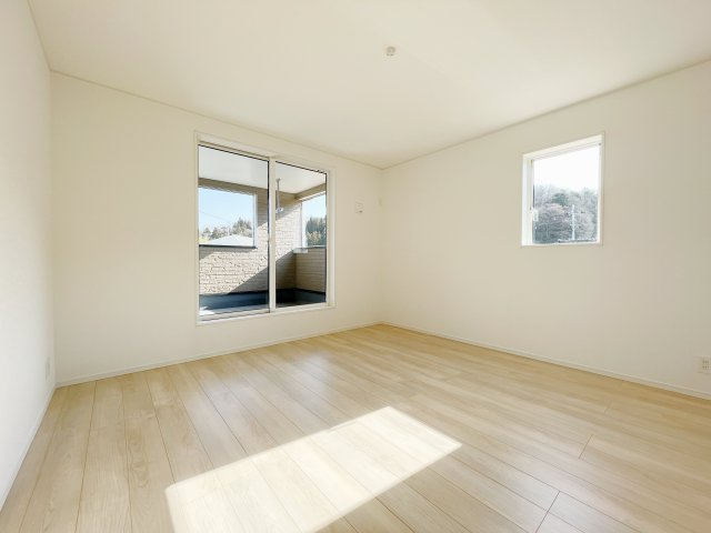 新築戸建・新築建売　白河市蛇石第1　第三小・中央中の洋室|8帖の洋室はご夫婦の主寝室としておすすめです！