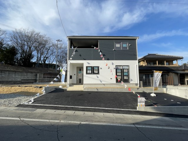 新築戸建・新築建売　白河市栄町　第一小・中央中の外観|オープンハウス開催中です！ご家族そろってご内覧ください♪