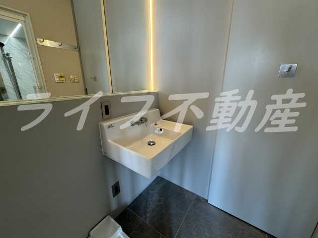 ALFAの洗面所|広い洗面スペース