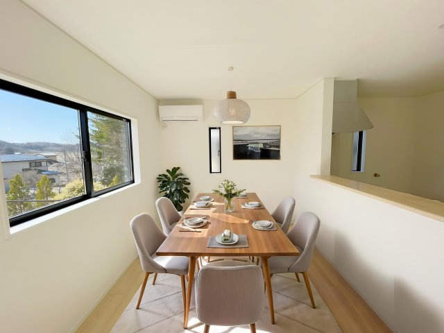 新築戸建・新築建売　白河市白坂第10　白河第一小・白河南中の居間・リビング|同社施工例