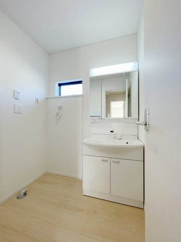 新築戸建・新築建売　白河市白坂第10　白河第一小・白河南中の洗面所|同社施工例