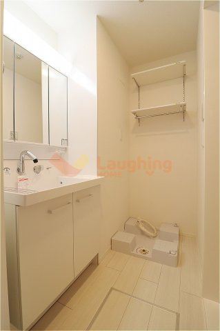 フリーデン国分の洗面所|脱衣スペースもあります