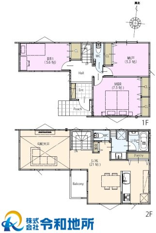 新築戸建　藤沢市辻堂1丁目の間取り