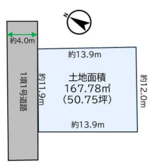中郡大磯町石神台3丁目　中古戸建の区画図
