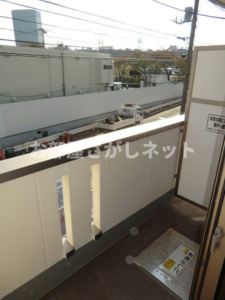 ソフィアヒルズのバルコニー