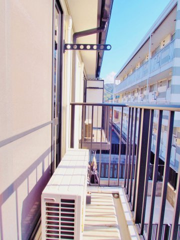 シャルム12のバルコニー