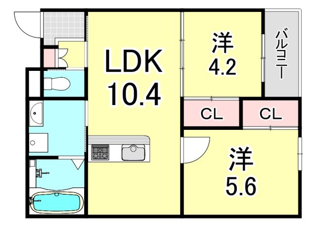 ヴェルデ大森の間取り