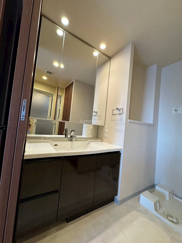 大阪ひびきの街ザ・サンクタスタワーの洗面所