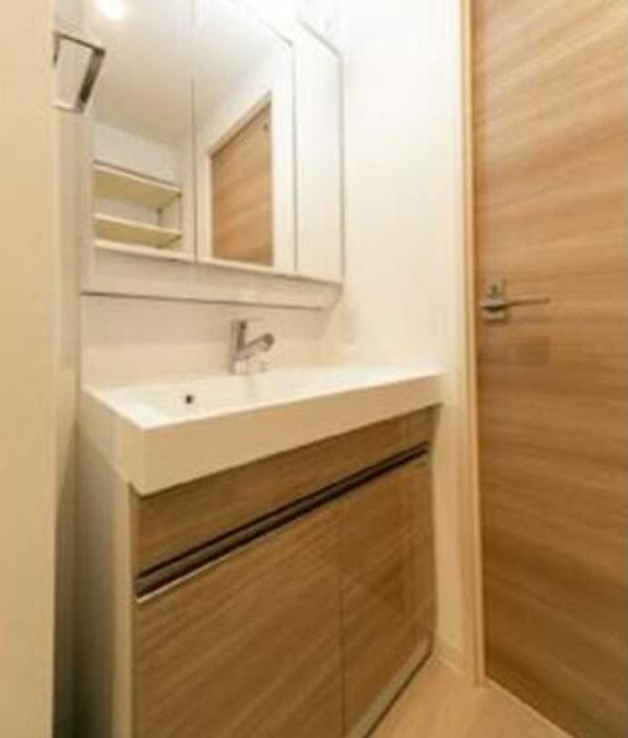 セリジェ池尻大橋　管理人巡回　駅近　オートロックの洗面所