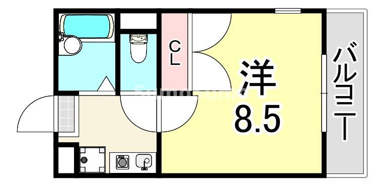 レオパレスみそのの間取り
