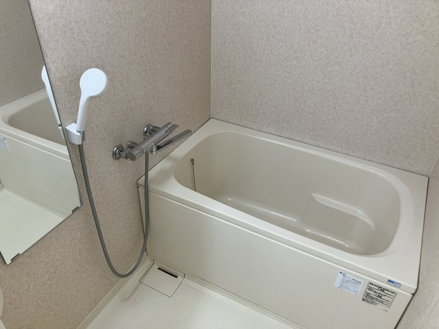 アメニティマンションの浴室
