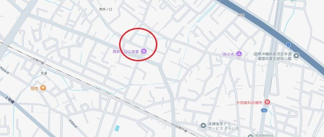 加古川市東神吉町西井ノ口　JR「宝殿駅」徒歩15分の地図