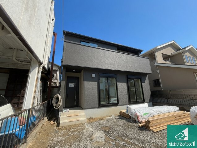 ★1(土)2(日)現地見学可能！★八幡市川口西扇　限定1邸の外観|お客様に長く安心して住んでいだだける事にこだわった家づくり！住んでからのアフターサービスにもしっかりと取り組んでいます！