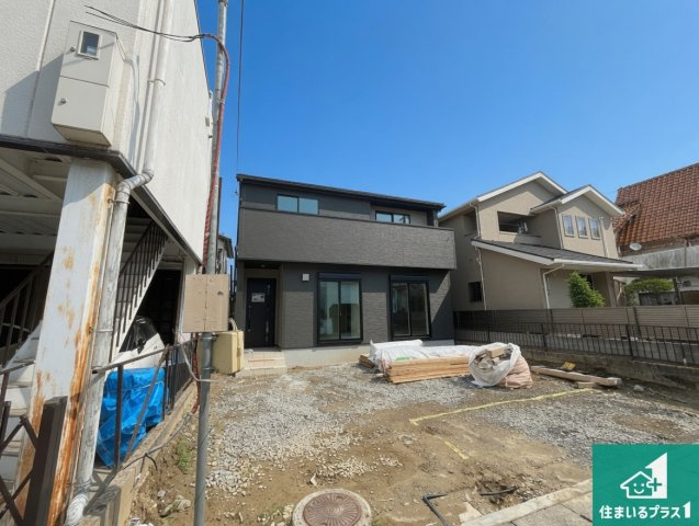 ★1(土)2(日)現地見学可能！★八幡市川口西扇　限定1邸の外観|お客様に長く安心して住んでいだだける事にこだわった家づくり！住んでからのアフターサービスにもしっかりと取り組んでいます！