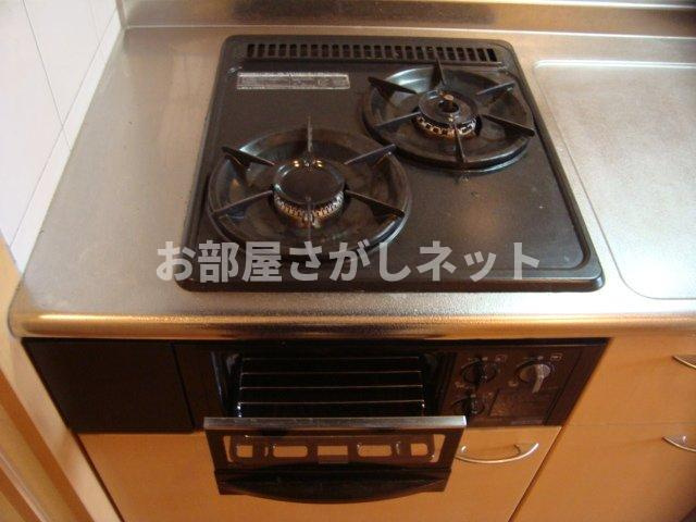 コンフォール・戸手【おとり物件なし】#学生・社会人にオススメ！初期費用分割払いOK！のその他|２口ガスコンログリル付き