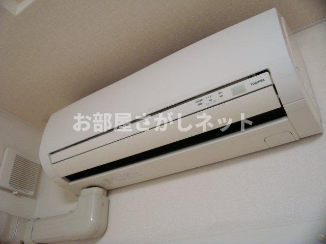 コンフォール・戸手【おとり物件なし】#学生・社会人にオススメ！初期費用分割払いOK！の設備|エアコン