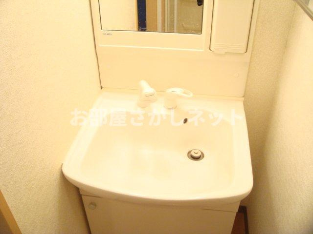コンフォール・戸手【おとり物件なし】#学生・社会人にオススメ！初期費用分割払いOK！の洗面所|洗髪洗面化粧台