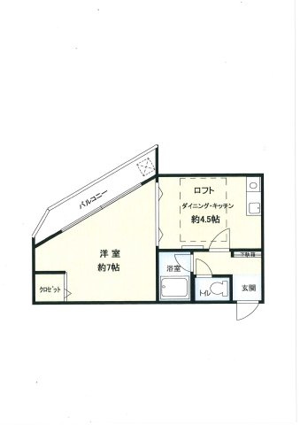 サンパレス21蛍池Ⅲの間取り