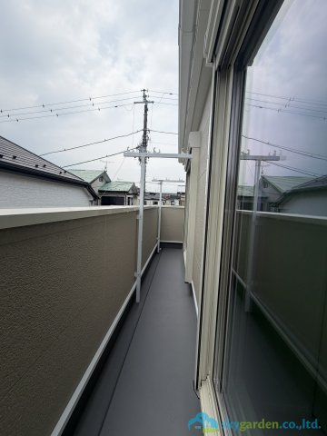 小田原市蓮正寺　第17　新築戸建　全2棟2号棟のバルコニー