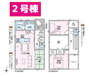 【間取り】 | 沼津市高尾台　2号棟間取り図
