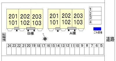 【駐車場】 | アヴニールＢ
