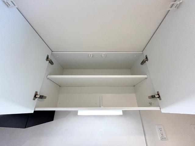 パシフィカ二日市駅前のキッチン|上部収納