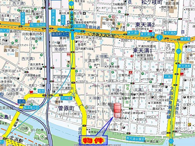 【地図】 | マロット天神橋