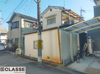 【前面道路含む現地写真】 | 城陽市久世里ノ西　売土地　建築条件無し