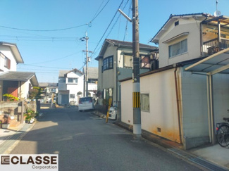 【前面道路含む現地写真】 | 城陽市久世里ノ西　売土地　建築条件無し