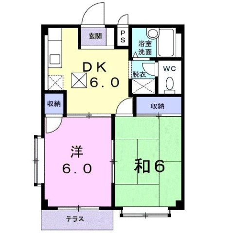 【間取り】 | コーポアミーゴ
