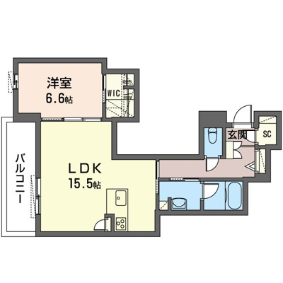 【居間・リビング】 | ヴィアソーレイツキ | ヴィアソーレイツキ 103号-2