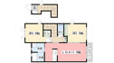 【間取り】 | 2階角部屋の２LDKです