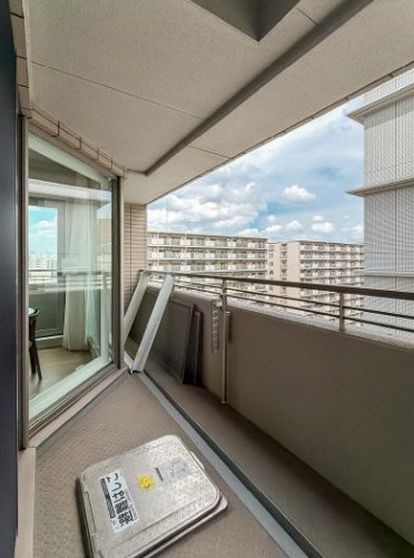 東京錦糸町シティタワーのバルコニー