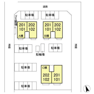 【区画図】 | ヒーリングヴィラ久保台　ＡＢＣ　Ａ棟