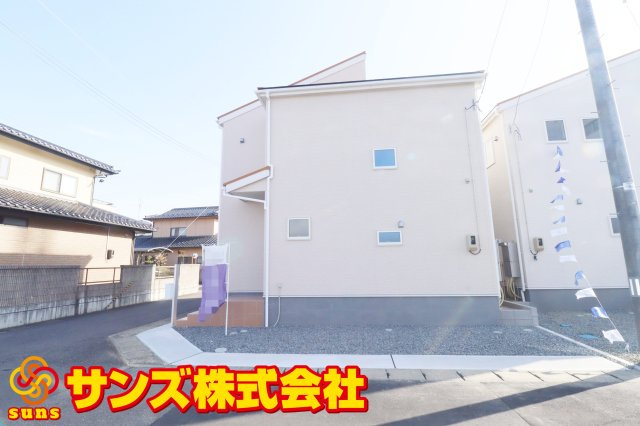 郡山市安積荒井３丁目　　　２号棟　　　安積第1小学校、安積中学区　の外観|東側前面道路